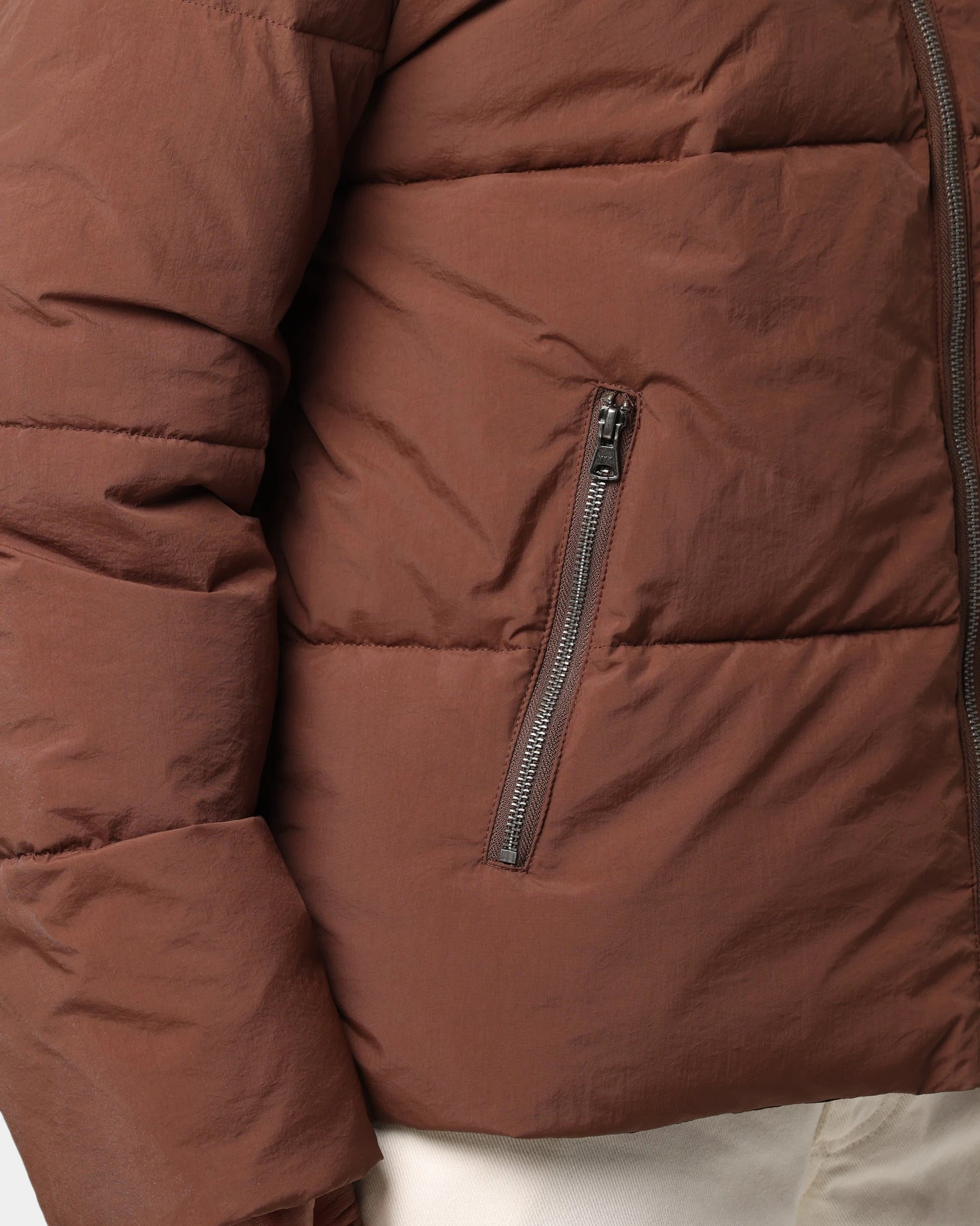 EN ES Caesar Puffer Jacket Brown 11 EN ES Caesar Puffer Jacket Brown - Image 9