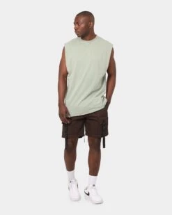 EN ES Falcon Muscle T-Shirt Green -Champioe Style 02031525 YG600 mens 0020