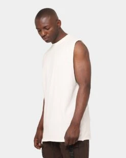 EN ES Falcon Muscle T-Shirt Off White -Champioe Style 02031525 YO007 mens 0060