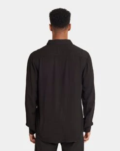 XXIII Crete Long Sleeve Button Up Shirt Black -Champioe Style 02031594 YB001 mens 040