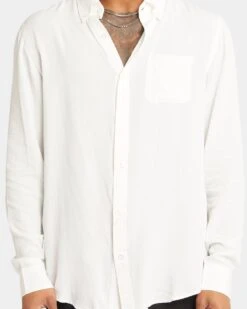 XXIII Crete Long Sleeve Button Up Shirt White -Champioe Style 02031594 YW100 mens 030