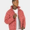 XXIII Paisley Puffer Jacket Red