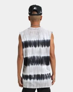 Mitchell & Ness Raiders NFL Tie Dye Vintage Muscle Black Dye 11 Mitchell & Ness Raiders NFL Tie Dye Vintage Muscle Black Dye -Champioe Style 02032222 YB929 mens 0040