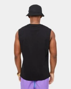 Carre Rainbow Muscle T-Shirt Black -Champioe Style 02032436 YB001 mens 0050