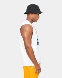 Carre Rainbow Muscle T-Shirt White 13 Carre Rainbow Muscle T-Shirt White -Champioe Style 02032436 YW100 mens 0060