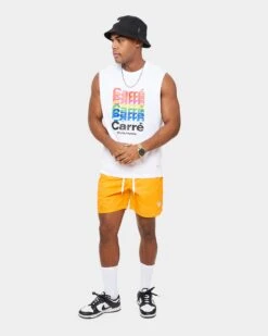 Carre Rainbow Muscle T-Shirt White 15 Carre Rainbow Muscle T-Shirt White -Champioe Style 02032436 YW100 mens 0080