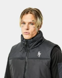 Saint Morta Alpha Homora Puffer Vest Black 17 Saint Morta Alpha Homora Puffer Vest Black -Champioe Style 02032911 YB001 mens 0060