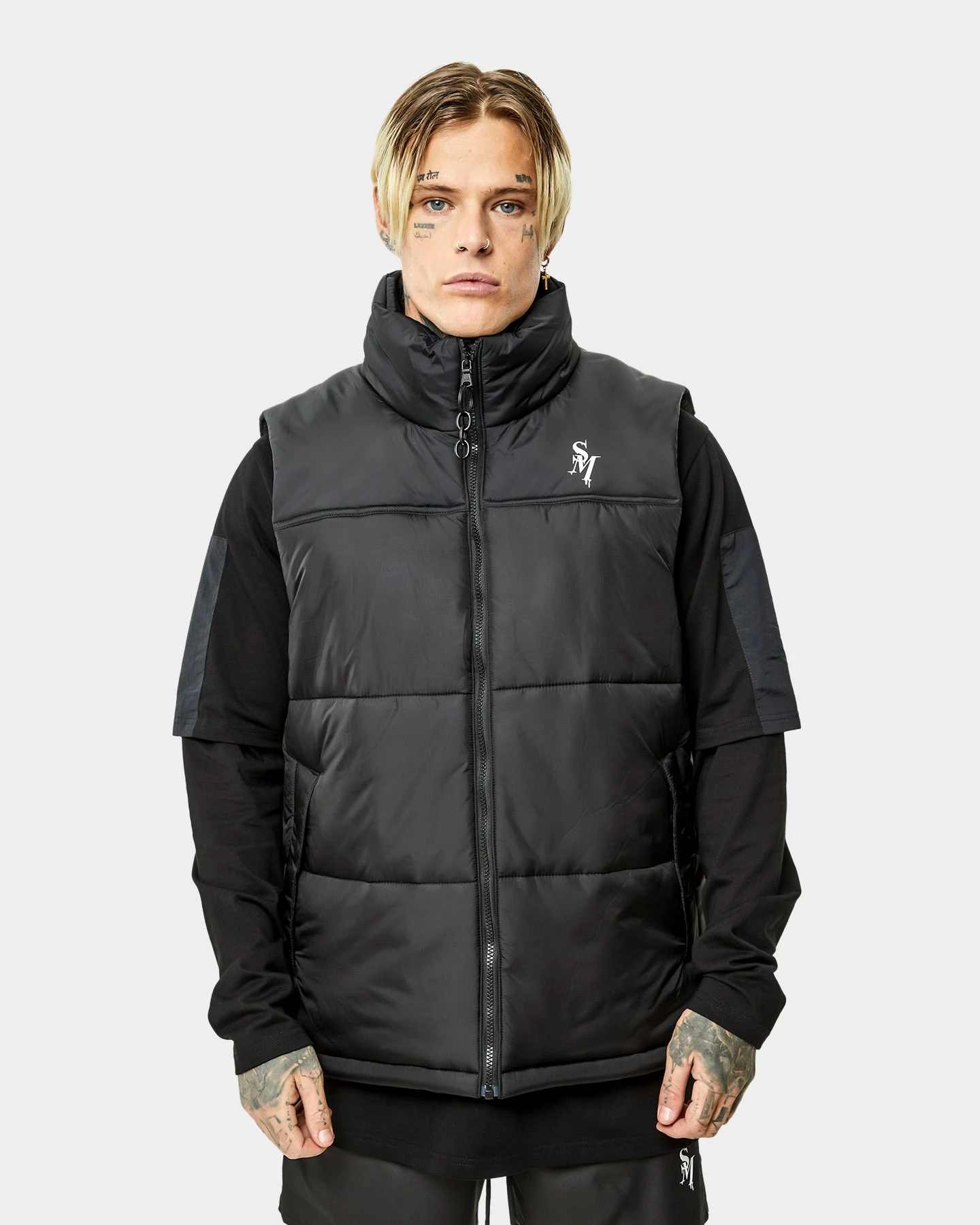 Saint Morta Alpha Homora Puffer Vest Black 9 Saint Morta Alpha Homora Puffer Vest Black - Image 7