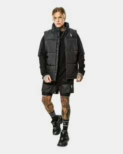 Saint Morta Alpha Homora Puffer Vest Black 20 Saint Morta Alpha Homora Puffer Vest Black -Champioe Style 02032911 YB001 mens 0090