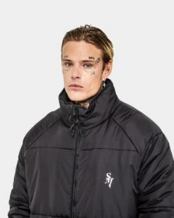 Saint Morta Alpha Homora Puffer Jacket Black -Champioe Style 02032935 YB001 mens 080