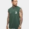Saint Morta Doves Vintage Muscle T-Shirt Dark Green