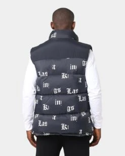 Last Kings Fragment Puffer Vest Black -Champioe Style 02033805 YB001 mens 0040