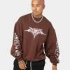 Loiter Ultra Crewneck Brown -Champioe Style 02035425 YX300 mens 0010