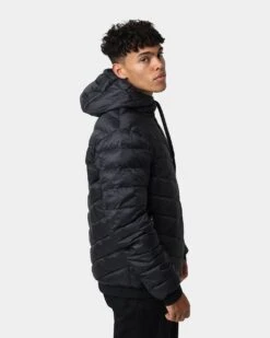 Armani Exchange Giacca Piumino Puffer Jacket Black/Melange Grey -Champioe Style 02035639 YC450 mens 005