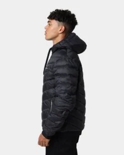 Armani Exchange Giacca Piumino Puffer Jacket Black/Melange Grey -Champioe Style 02035639 YC450 mens 006