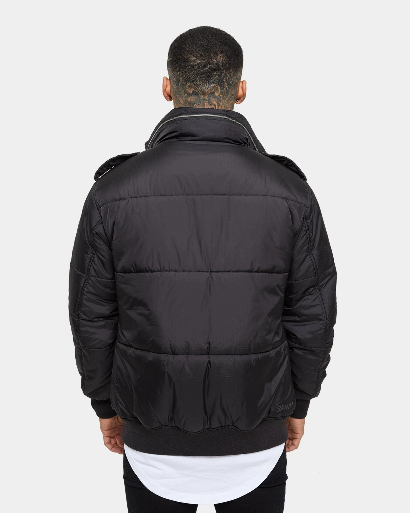 Saint Morta Maverick Puffer Jacket Black 8 Saint Morta Maverick Puffer Jacket Black - Image 6