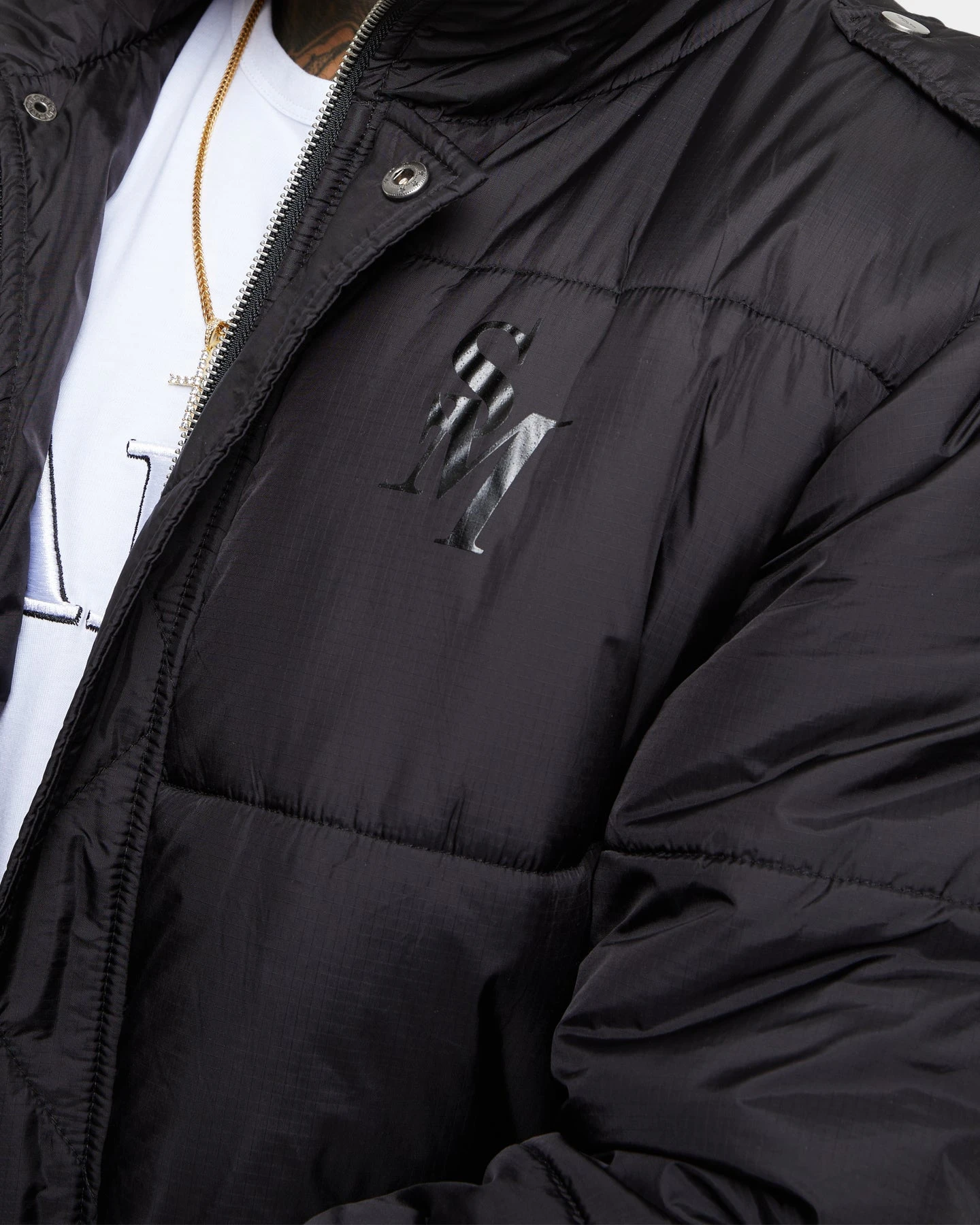 Saint Morta Maverick Puffer Jacket Black 9 Saint Morta Maverick Puffer Jacket Black - Image 7