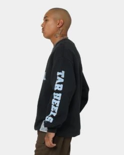 Mitchell & Ness North Carolina Vintage Crewneck Faded Black -Champioe Style 02035970 YB554 mens 0060