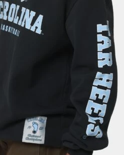 Mitchell & Ness North Carolina Vintage Crewneck Faded Black -Champioe Style 02035970 YB554 mens 0080