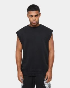 Carre Metalle Muscle Crewneck Black -Champioe Style 02036025 YW607 mens 0040