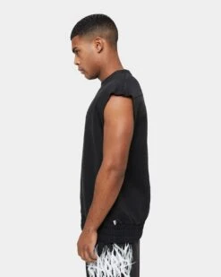 Carre Metalle Muscle Crewneck Black -Champioe Style 02036025 YW607 mens 0050