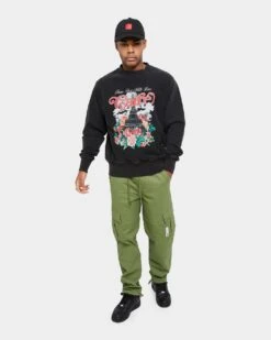 Carre Paris With Love Vintage Crewneck Washed Black -Champioe Style 02036029 YW607 mens 0020