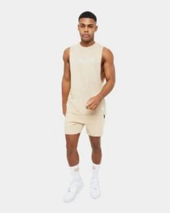 Carre Restart TA Apparel Muscle T-Shirt Stone -Champioe Style 02036031 YS400 mens 0020