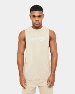 Carre Restart TA Apparel Muscle T-Shirt Stone -Champioe Style 02036031 YS400 mens 0030