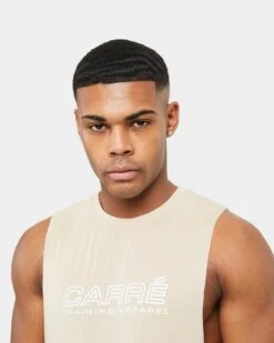 Carre Restart TA Apparel Muscle T-Shirt Stone -Champioe Style 02036031 YS400 mens 0070