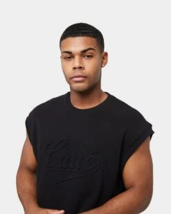 Carre Forme Muscle T-Shirt Black -Champioe Style 02036092 YB001 mens 0070