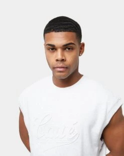 Carre Forme Muscle T-Shirt Light Grey -Champioe Style 02036092 YL210 mens 0070