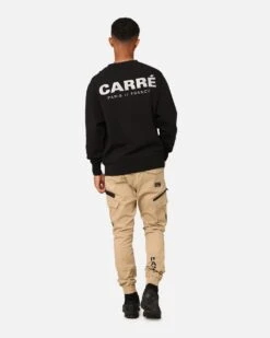 Carre Premium Motion Crewneck Black -Champioe Style 02036093 YB001 mens 0030
