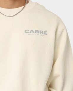 Carré Motion Crewneck Off White -Champioe Style 02036093 YO007 mens 050