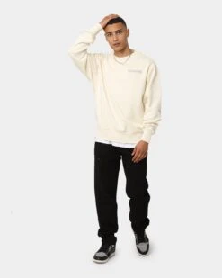 Carré Motion Crewneck Off White -Champioe Style 02036093 YO007 mens 090