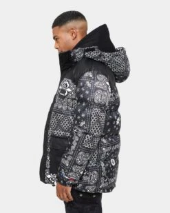 Carre Bandana Ultra Roadman Puffer Jacket Black -Champioe Style 02036142 YB001 mens 0040