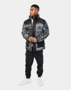 Carre Bandana Ultra Roadman Puffer Jacket Black -Champioe Style 02036142 YB001 mens 0090