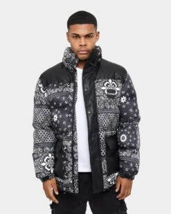 Carre Bandana Ultra Roadman Puffer Jacket Black -Champioe Style 02036142 YB001 mens 0092