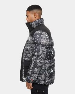 Carre Bandana Ultra Roadman Puffer Jacket Black -Champioe Style 02036142 YB001 mens 0093