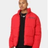 Loiter Certified Reversible Puffer Jacket Red -Champioe Style 02036263 YR001 mens 0006