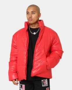 Loiter Certified Reversible Puffer Jacket Red -Champioe Style 02036263 YR001 mens 0011