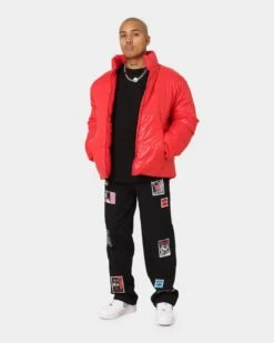 Loiter Certified Reversible Puffer Jacket Red -Champioe Style 02036263 YR001 mens 00140