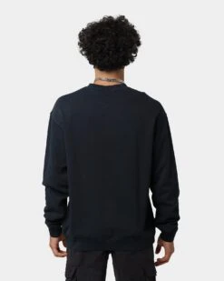 Mitchell & Ness MVP Crewneck Faded Black -Champioe Style 02036544 YB554 mens 0040