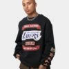 Mitchell & Ness Los Angeles Lakers 3 In A Row Vintage Crewneck Faded Black -Champioe Style 02036557 YB554 mens 0010