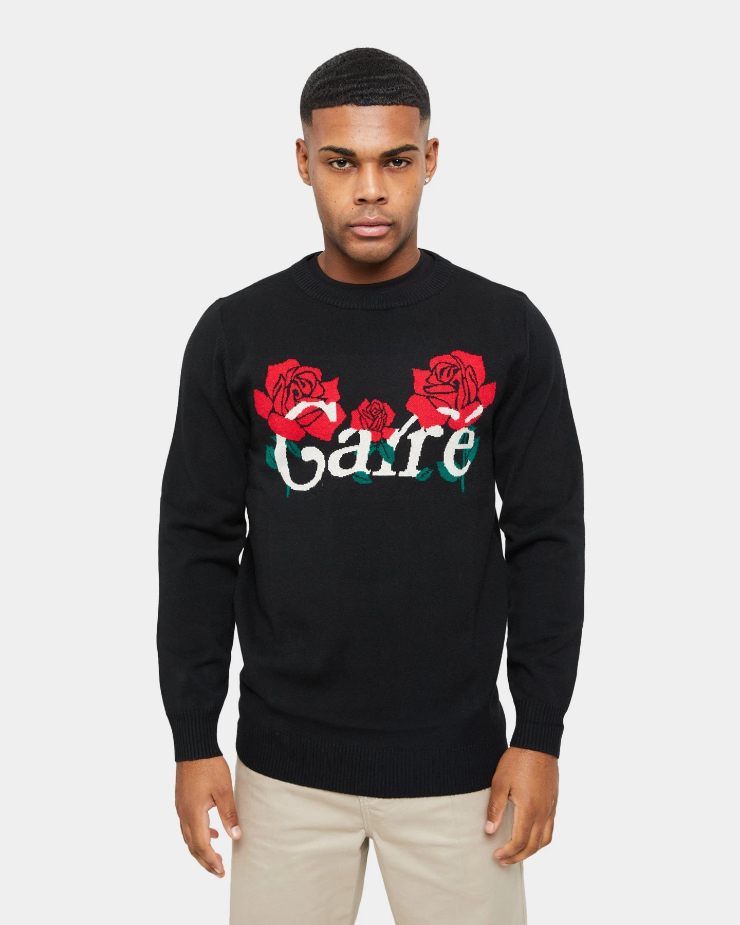 Carre Volle Rose Knit Sweater Black 5 Carre Volle Rose Knit Sweater Black - Image 3