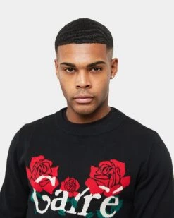 Carre Volle Rose Knit Sweater Black 16 Carre Volle Rose Knit Sweater Black -Champioe Style 02036725 YB001 mens 0070