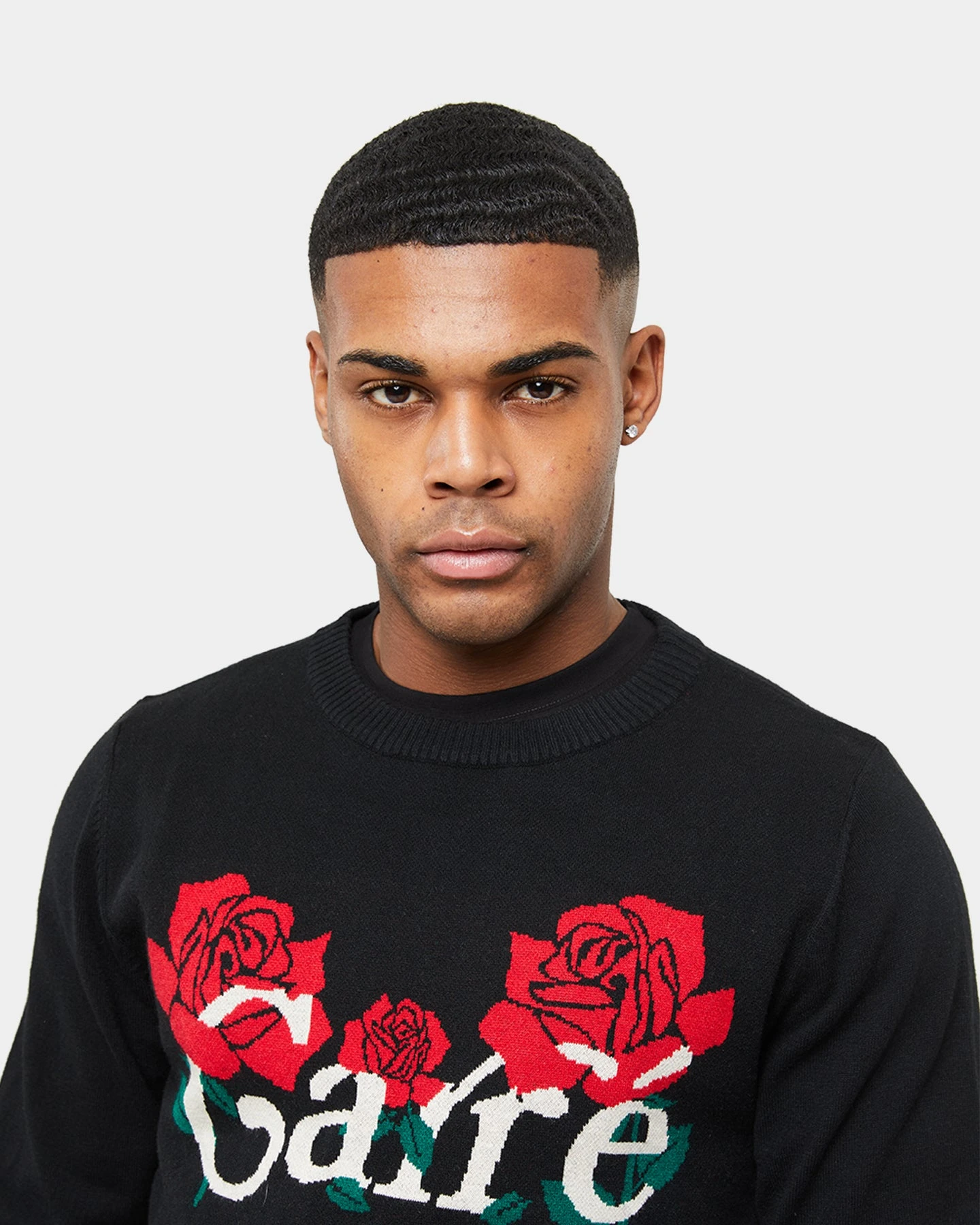 Carre Volle Rose Knit Sweater Black 9 Carre Volle Rose Knit Sweater Black - Image 7