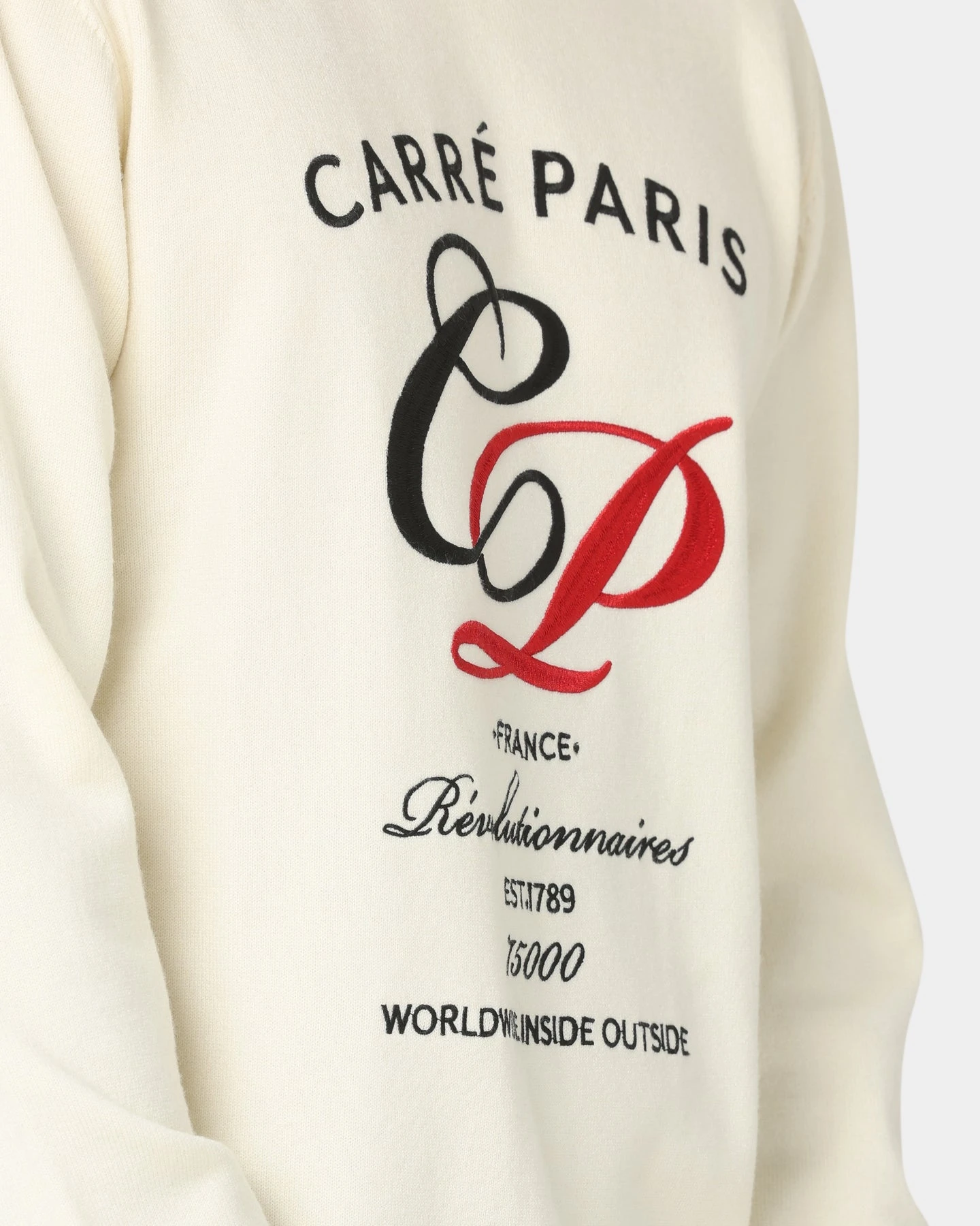 Carré Revolutionnaires Knit Sweater Off White 9 Carré Revolutionnaires Knit Sweater Off White - Image 7