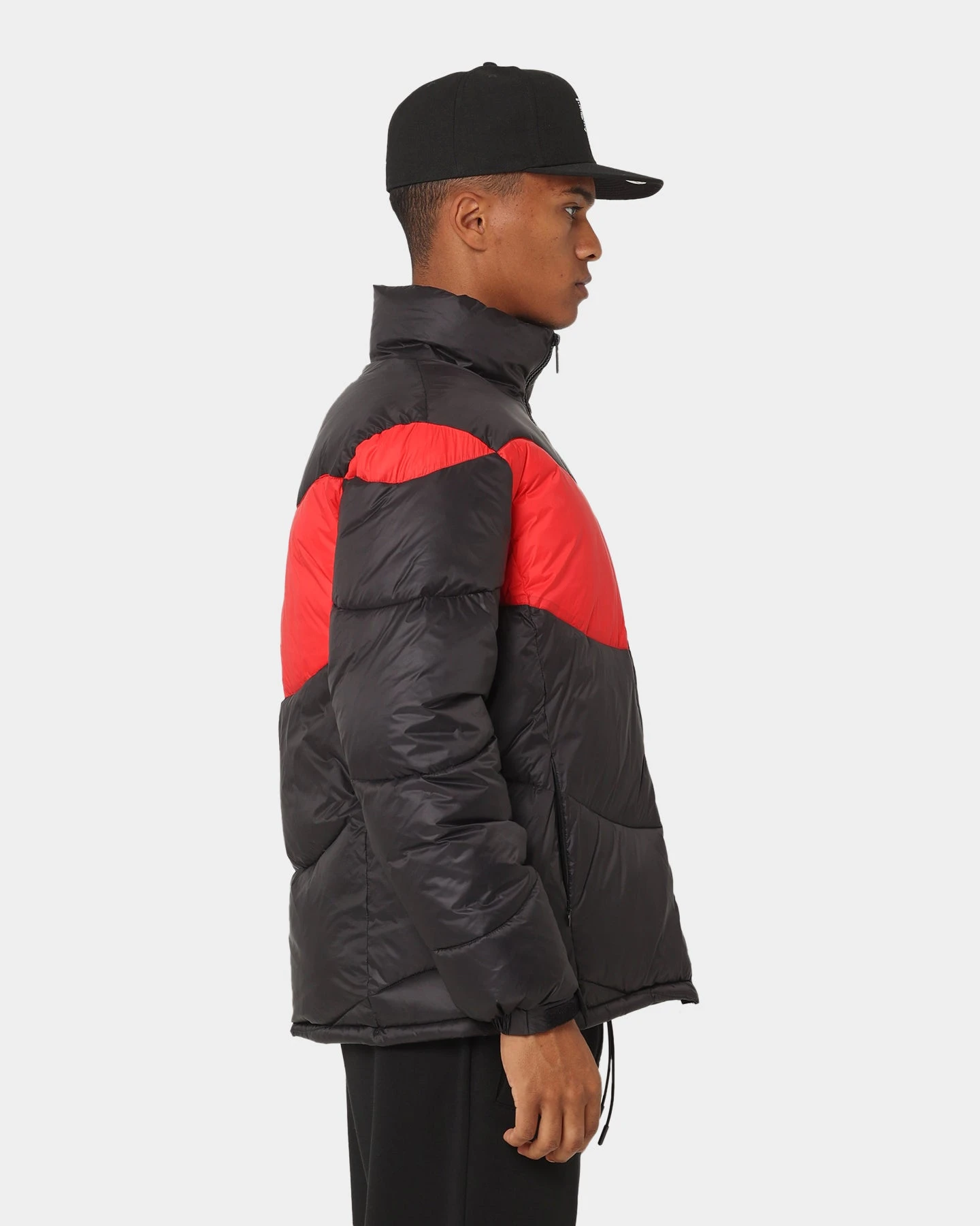 Carré Wave Puffer Jacket Black/Red 7 Carré Wave Puffer Jacket Black/Red - Image 5
