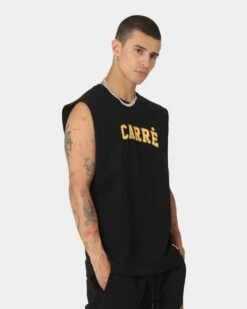 Carre Cours Muscle T-Shirt Black -Champioe Style 02037102 YB001 mens 0050