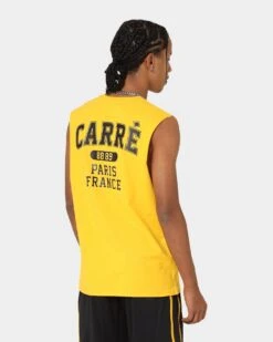 Carre Cours Muscle T-Shirt Yellow
